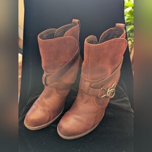 Timberland Brown Leather Women's Boots